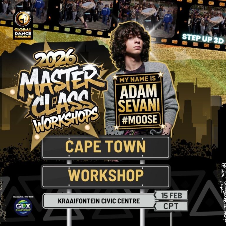 Adam Sevani - Cape Town Workshop - 15 Feb 2026