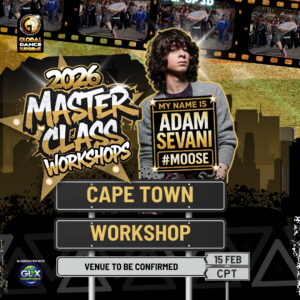 Adam Sevani – Cape Town Workshop – 15 Feb 2026