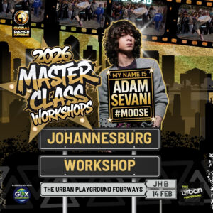 Adam Sevani – Johannesburg Workshop – 14 Feb 2026
